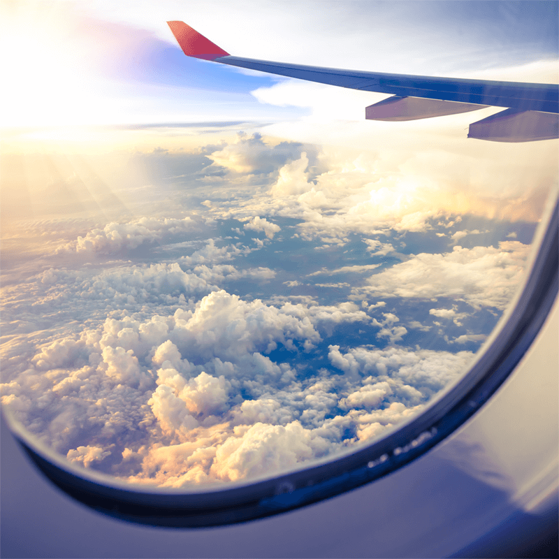 Подборка фотографий невероятно красивый вид из окна самолёта