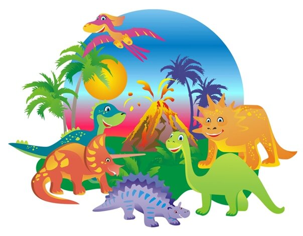 Картинки динозавров для детей