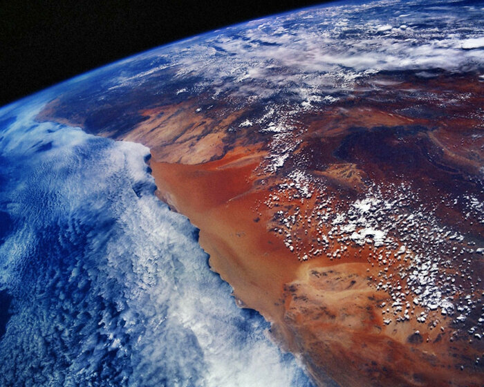 Фото потрясающий вид Земли из космоса