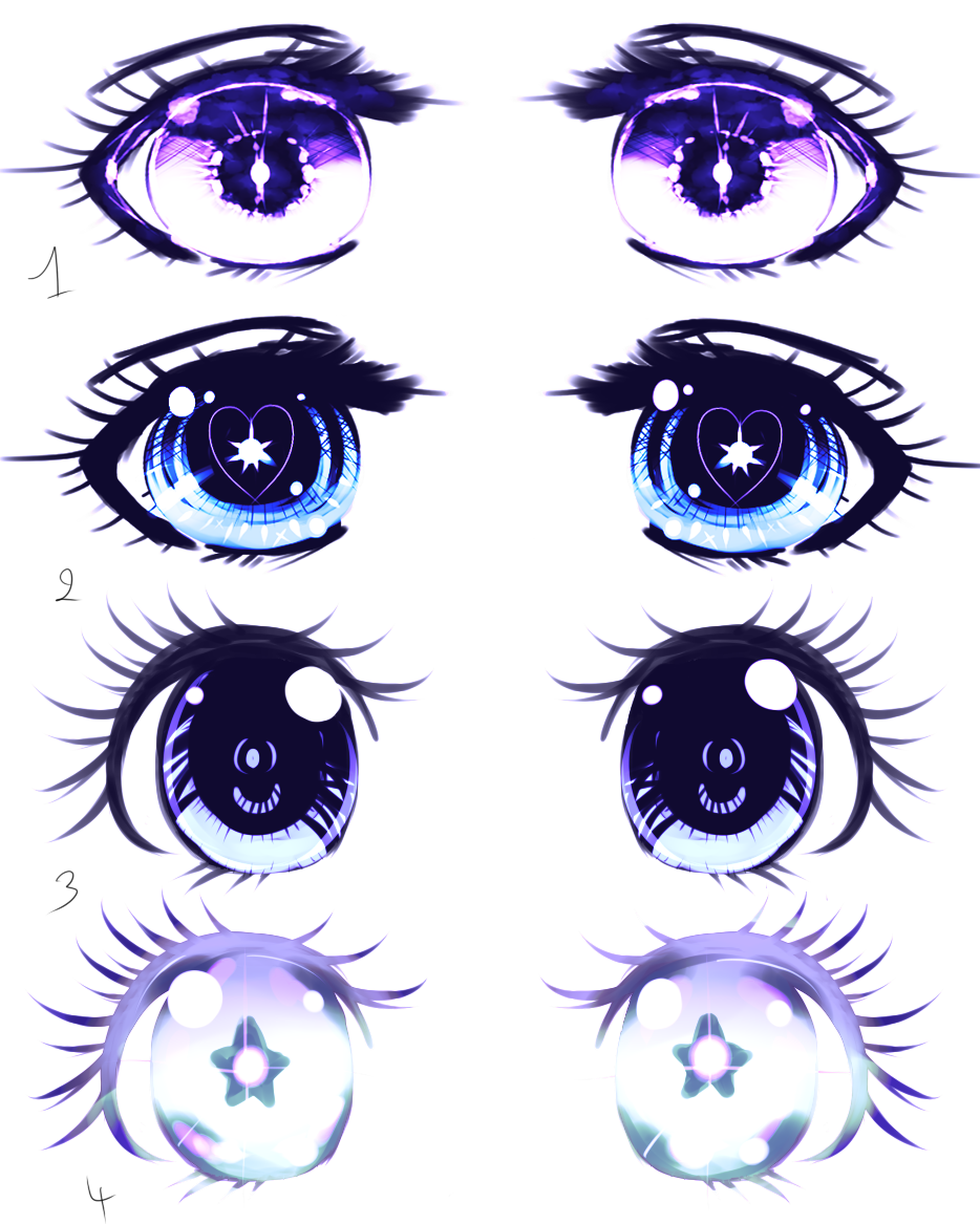 Картинки глаза из аниме