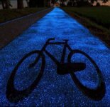 Светящаяся велодорожка (4 фото)