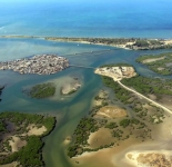 Остров из ракушек в Сенегале (14 фото)