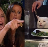 Подборка мемов с котом за столом и девушками (45 мемов)